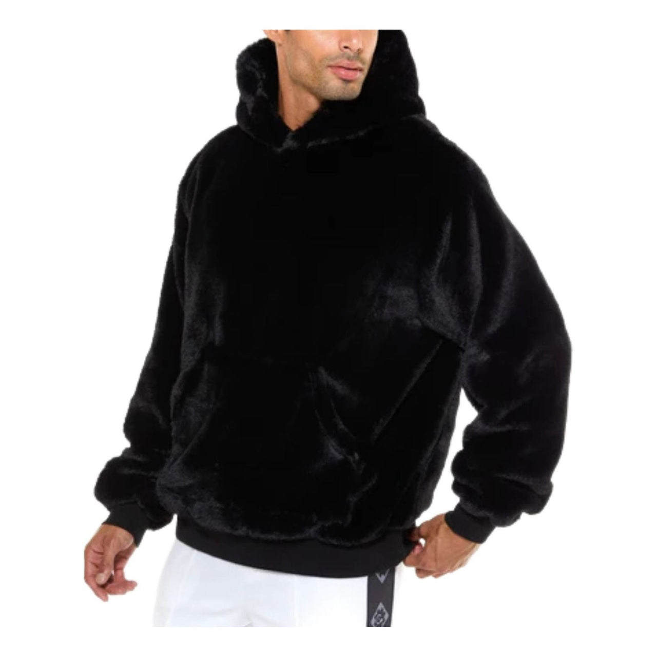 House of Cenmar Fur Hoodie 'Black' HOC-BFH