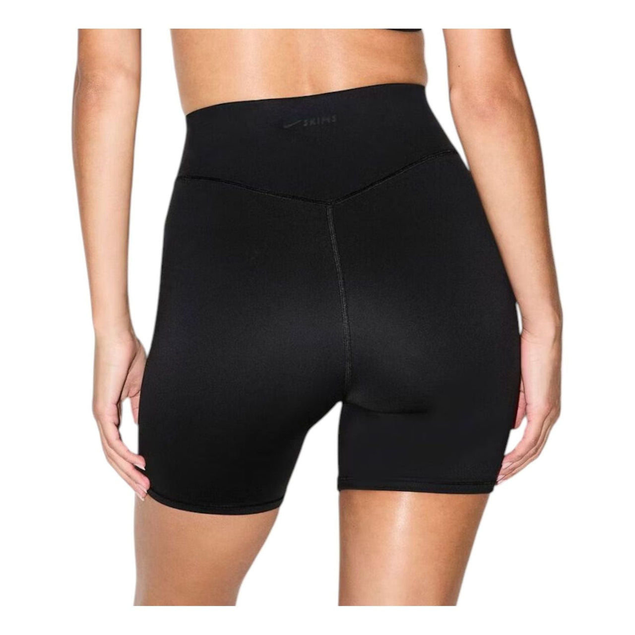 (WMNS) Nike x SKIMS Matte High-Waisted 5" Biker Shorts 'Obsidian' BOBKS7022W-OBD