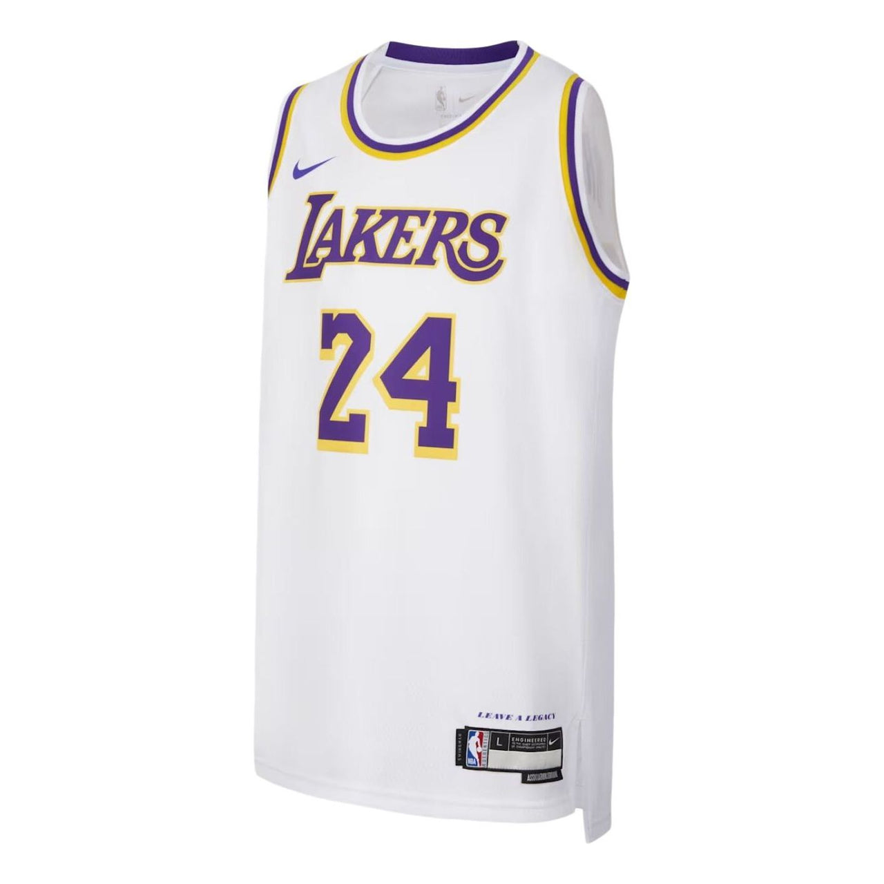 (GS) Nike NBA Swingman Los Angeles Lakers Association Edition Jersey 'White' IV5730-100