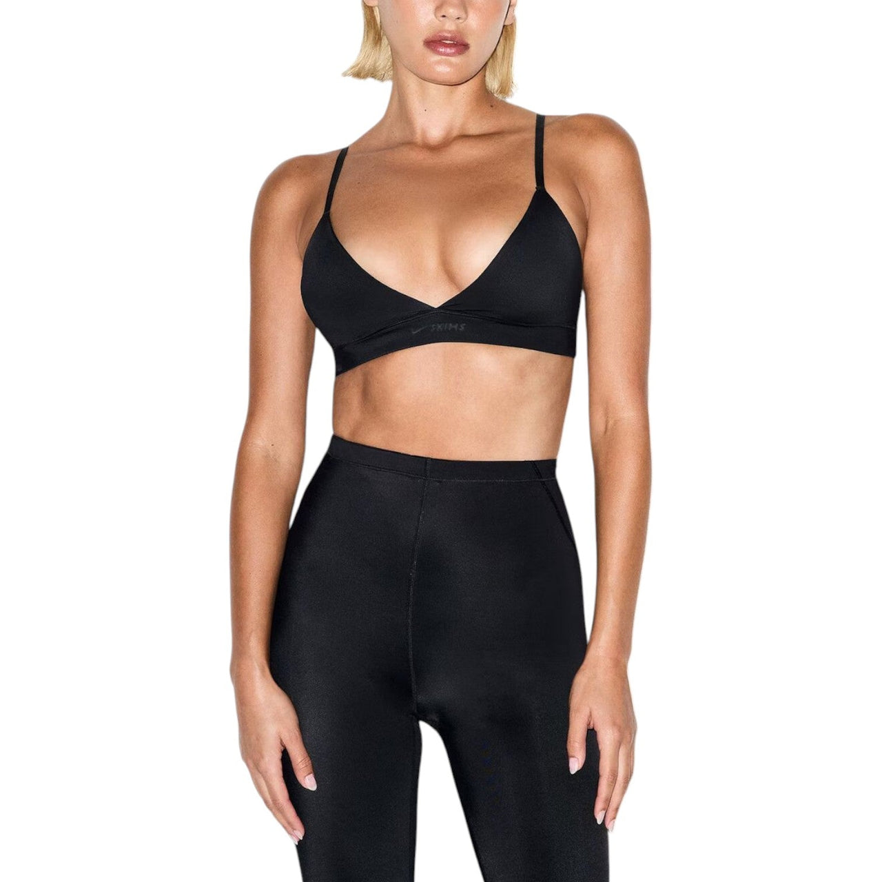 (WMNS) Nike x SKIMS Shine Triangle Bra 'Obsidian' BRSPT7842W-OBD