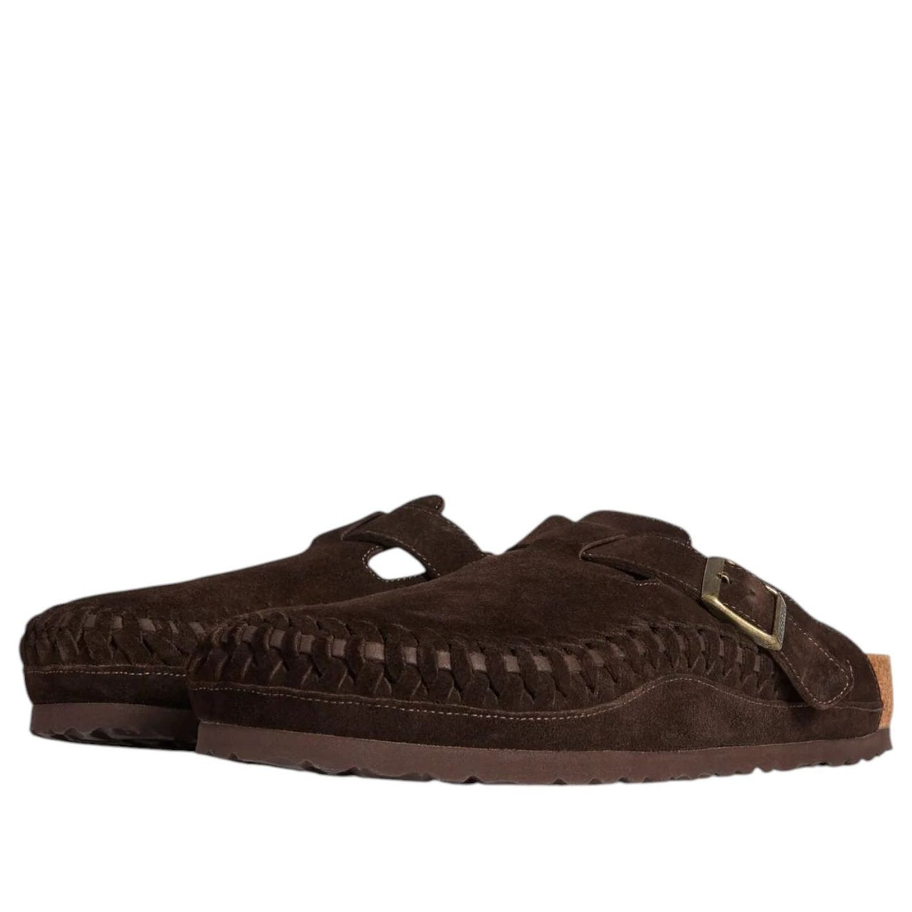 Birkenstock x Kith Boston Braided Suede 'Mocca' 1031020
