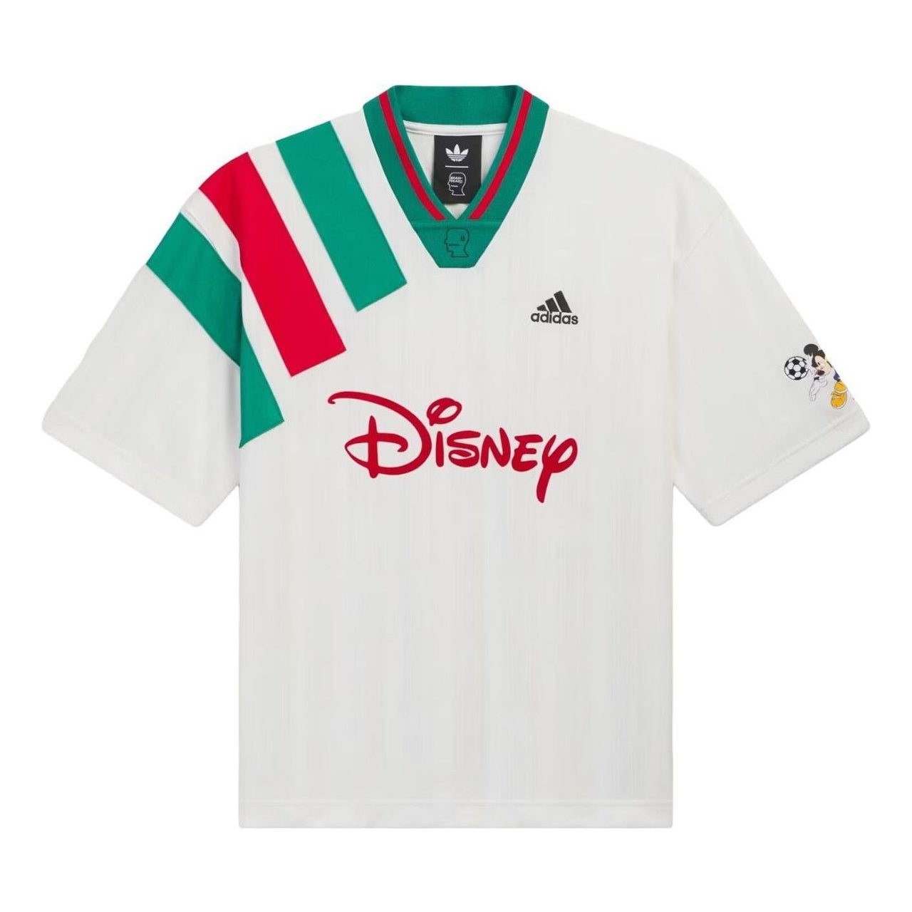 adidas x Brain Dead x Disney Football Jersey Asia Sizing 'Chalk White' KR2689
