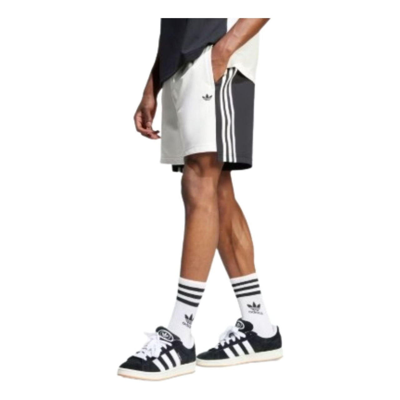 adidas Originals R3CD Shorts Asia Sizing 'White Black' KA3835