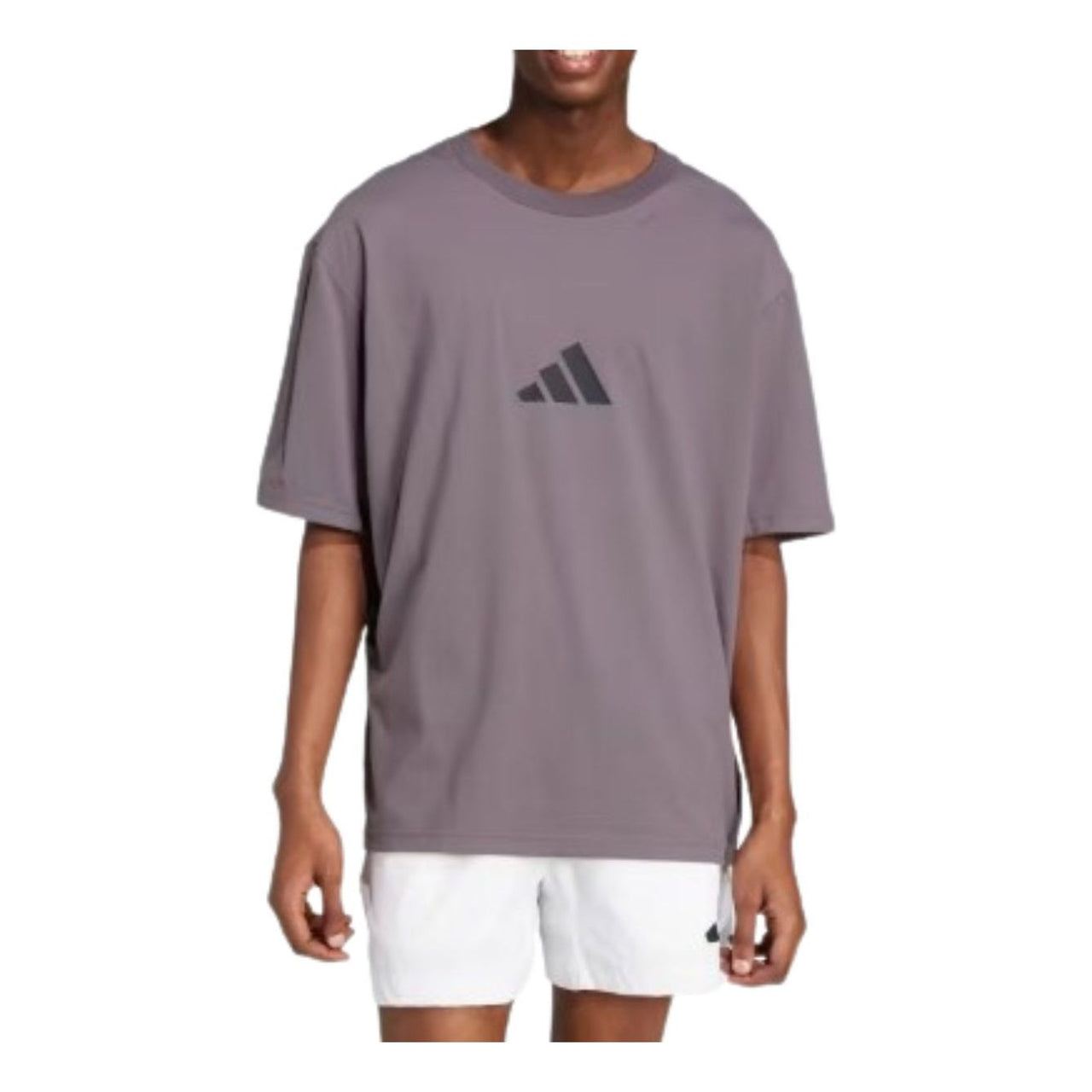 adidas Z.N.E. Loose-Fit T-Shirt Asia Sizing 'Purple' JC5483