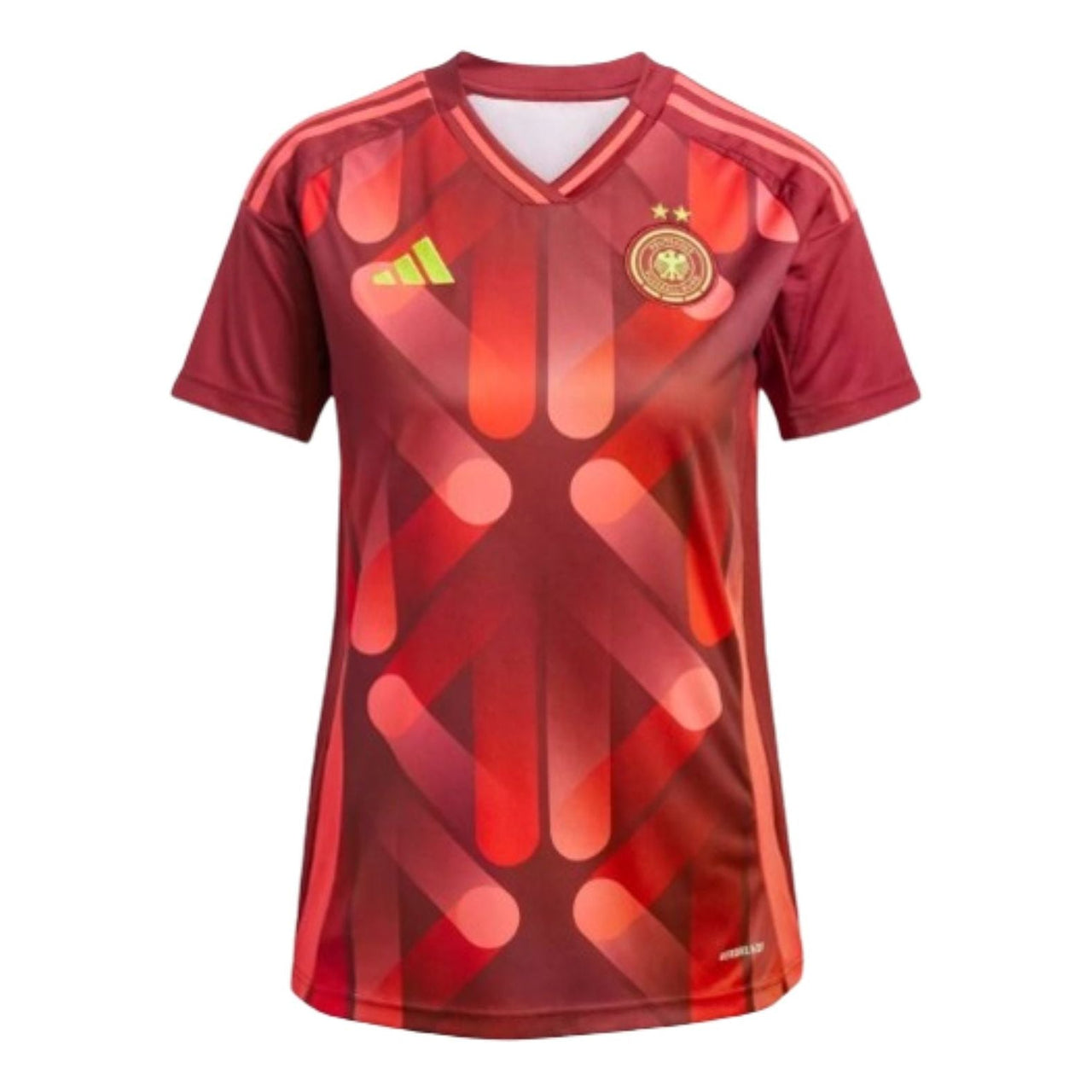 (WMNS) adidas Germany 25 Away Jersey Asia Sizing 'Burgundy' JF2607