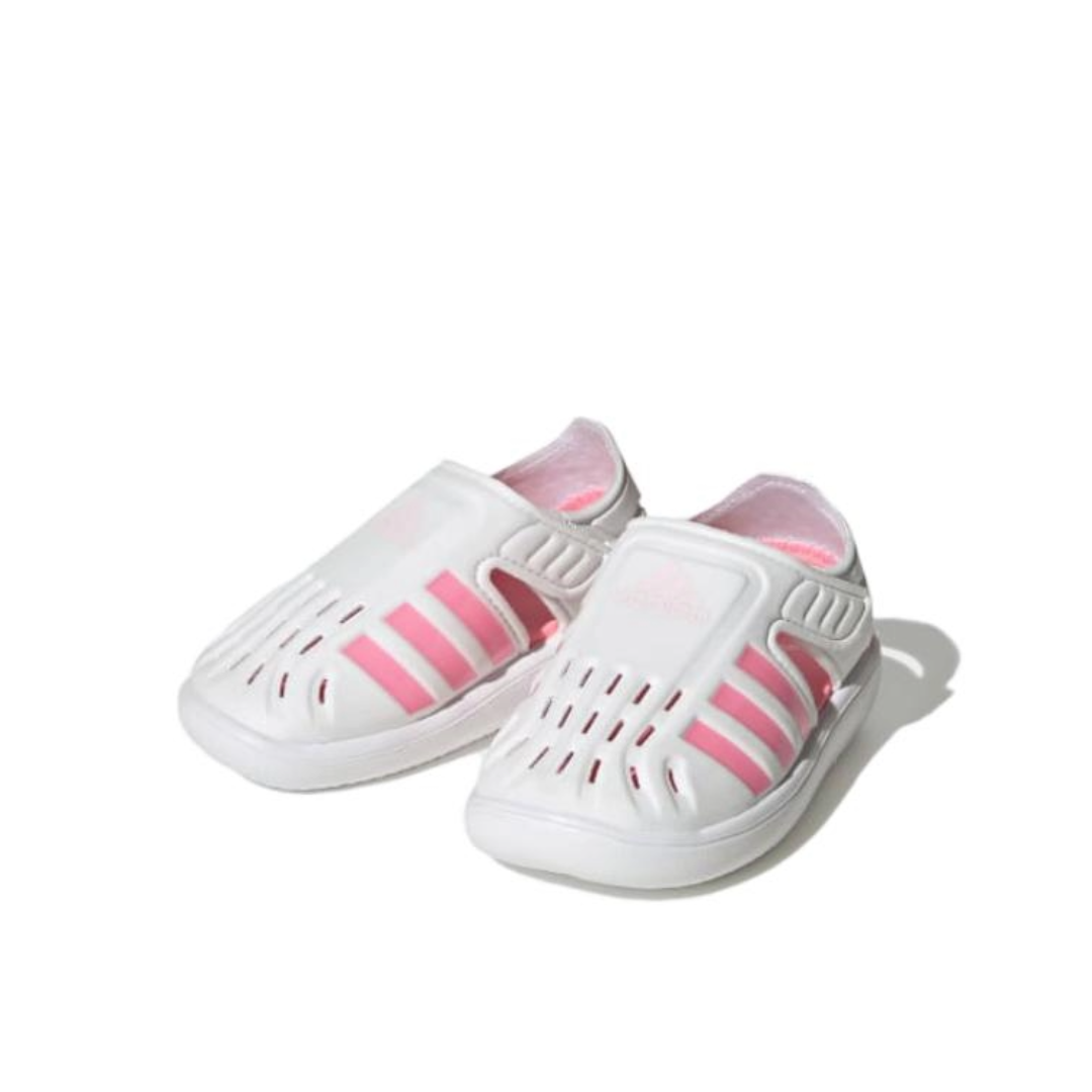 (TD) adidas Closed-Toe Summer Water Sandals 'White Pink' H06321