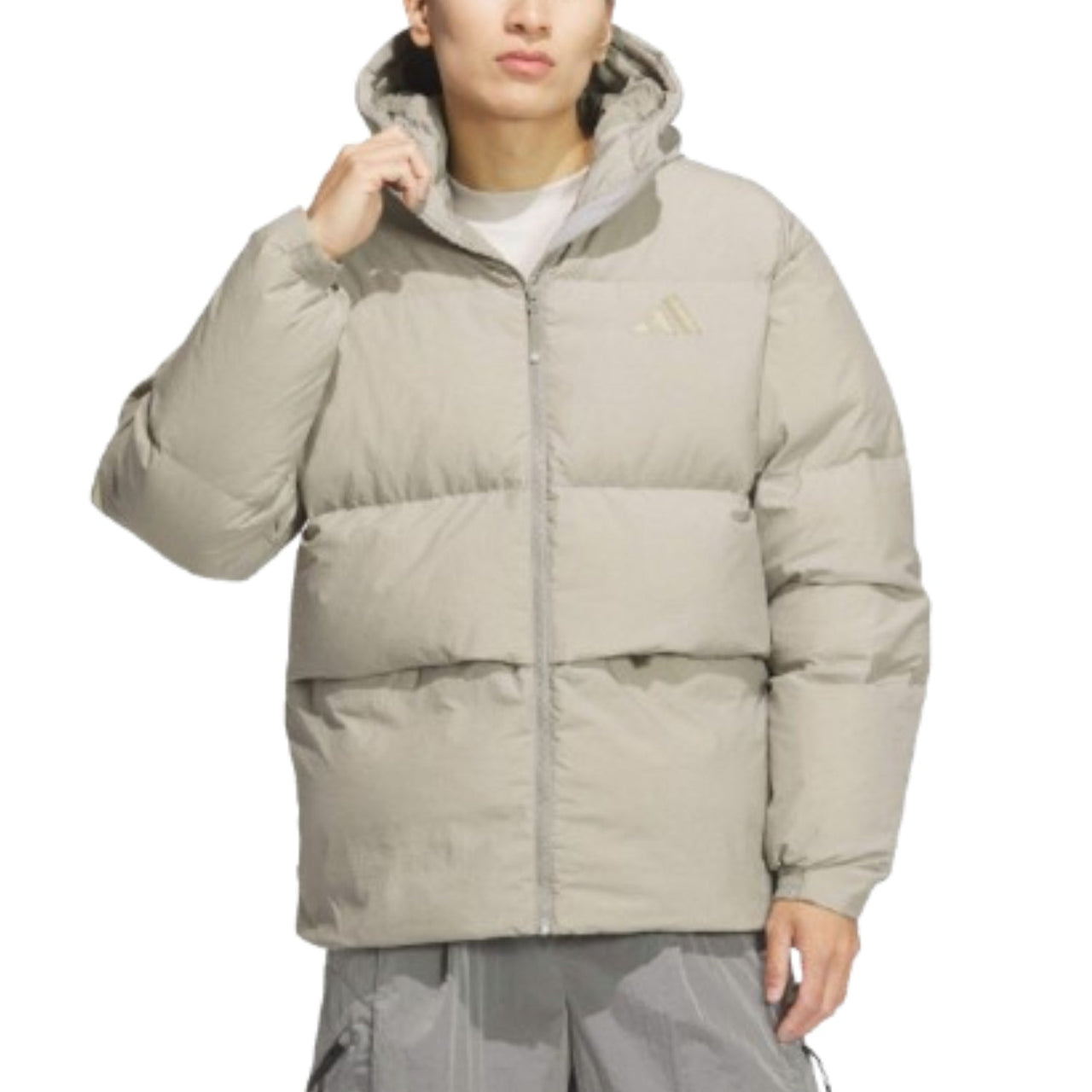 adidas Basic Down Jacket Asia Sizing 'Beige' JM4625