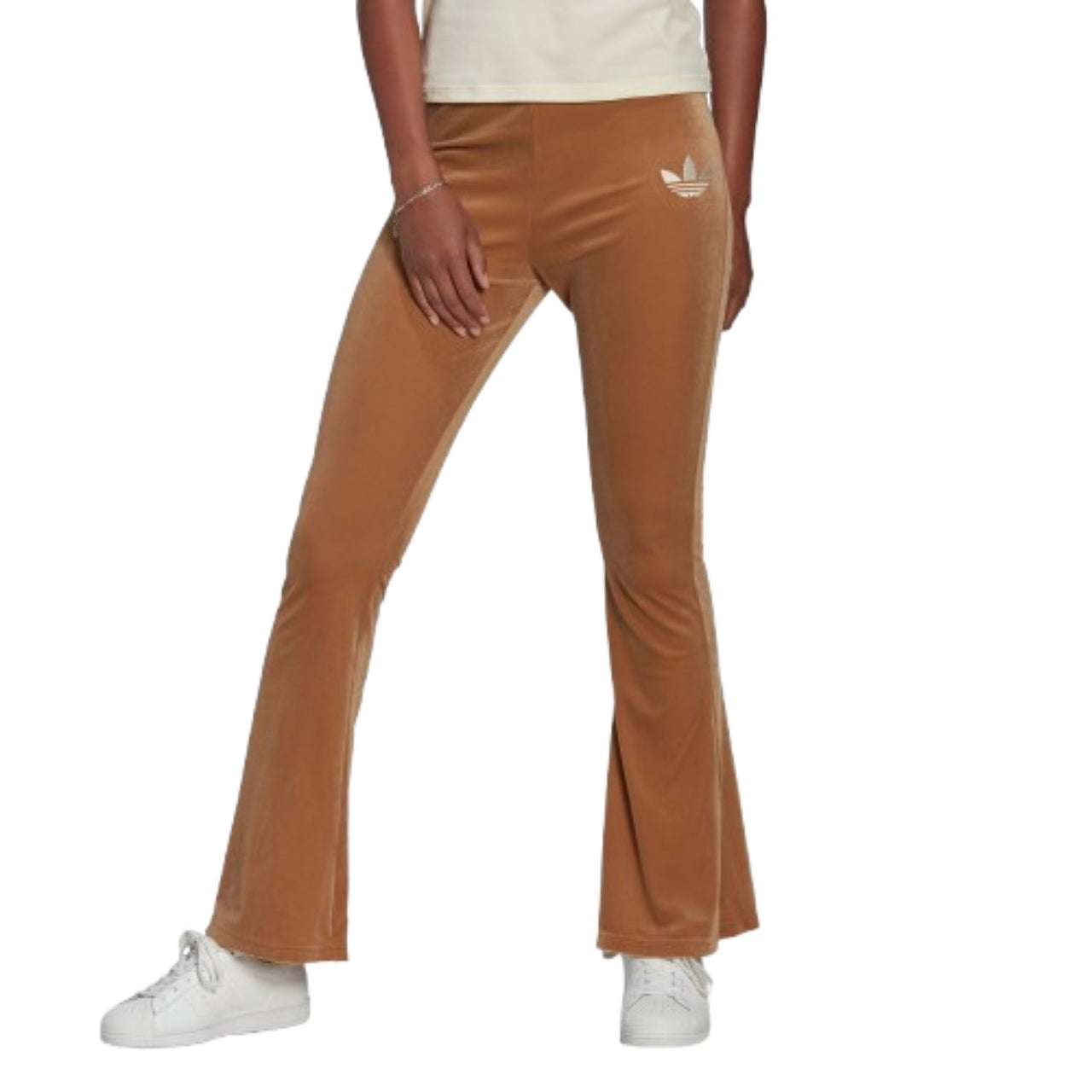 (WMNS) adidas Adicolor Heritage Now Flared Leggings Asia Sizing 'Brown' IB2036