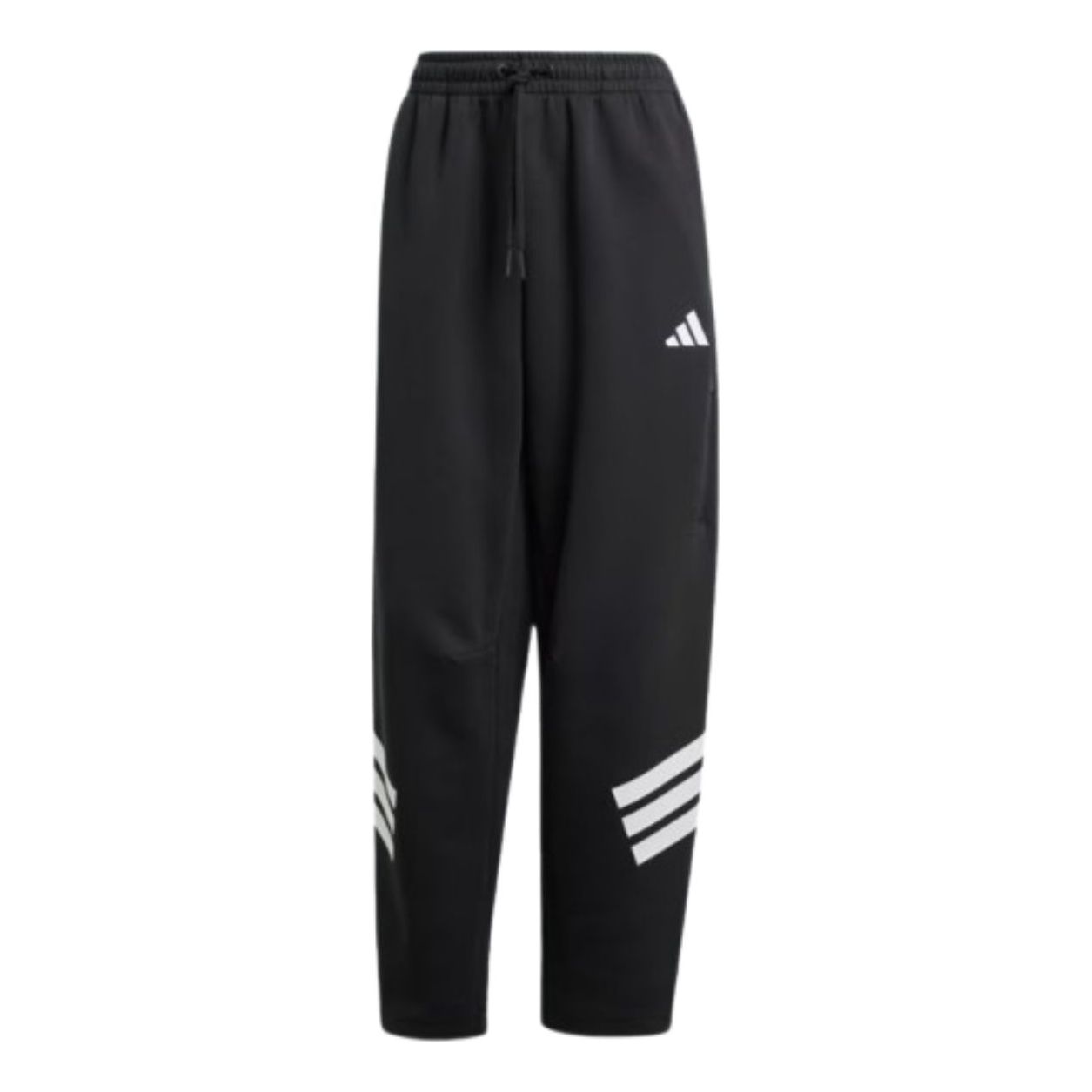adidas Future Icons 3-Stripes Pocket Pants Asia Sizing 'Black White' JD4889