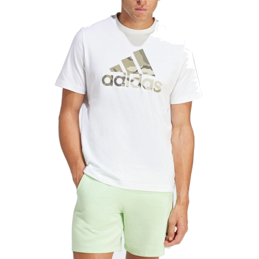 adidas Camo Badge of Sport Graphic T-Shirt Asia Sizing 'White' IN6472