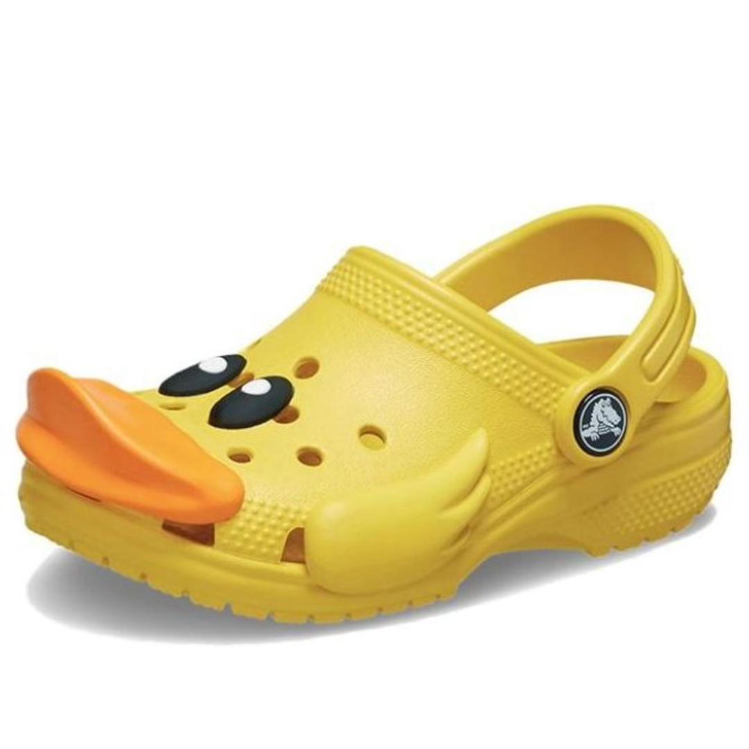 (GS) Crocs Classic Duck Clags 'Yellow Orange' 210193-75Y