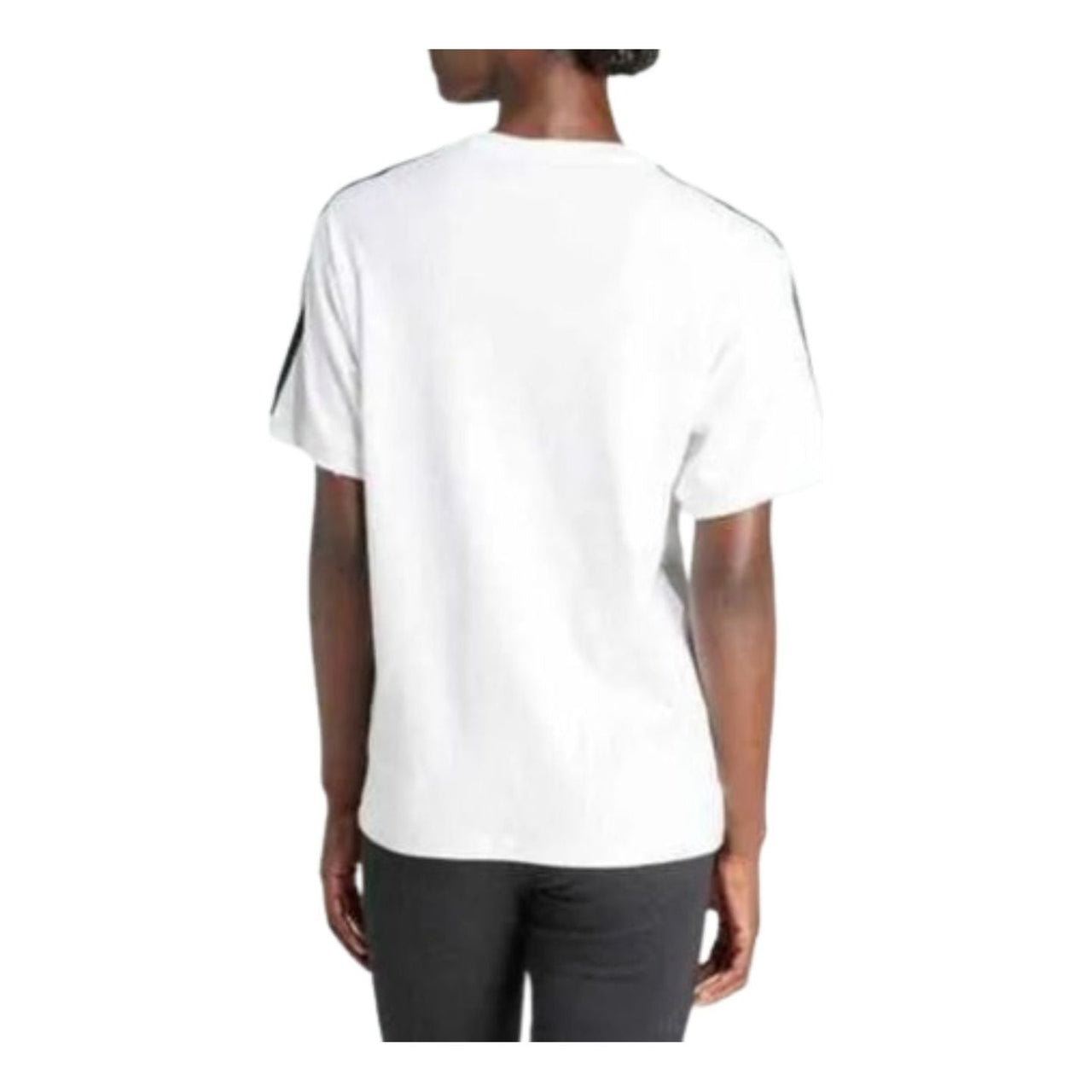 (WMNS) adidas 3-Stripes T-Shirt Asia Sizing 'White Black' IR8051