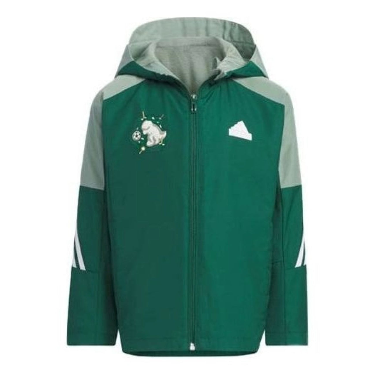(GS) adidas Sportswear Urban Outdoor Jacket Asia Sizing 'Green Grey' IQ1332