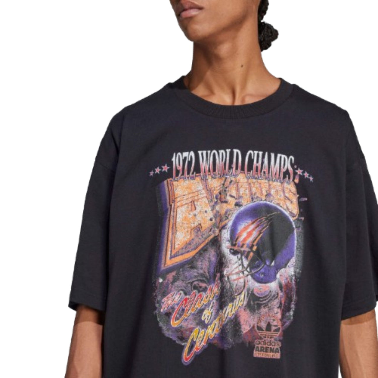 adidas Adilenium Season 3 Fan T-Shirt Asia Sizing 'Black' JY6297