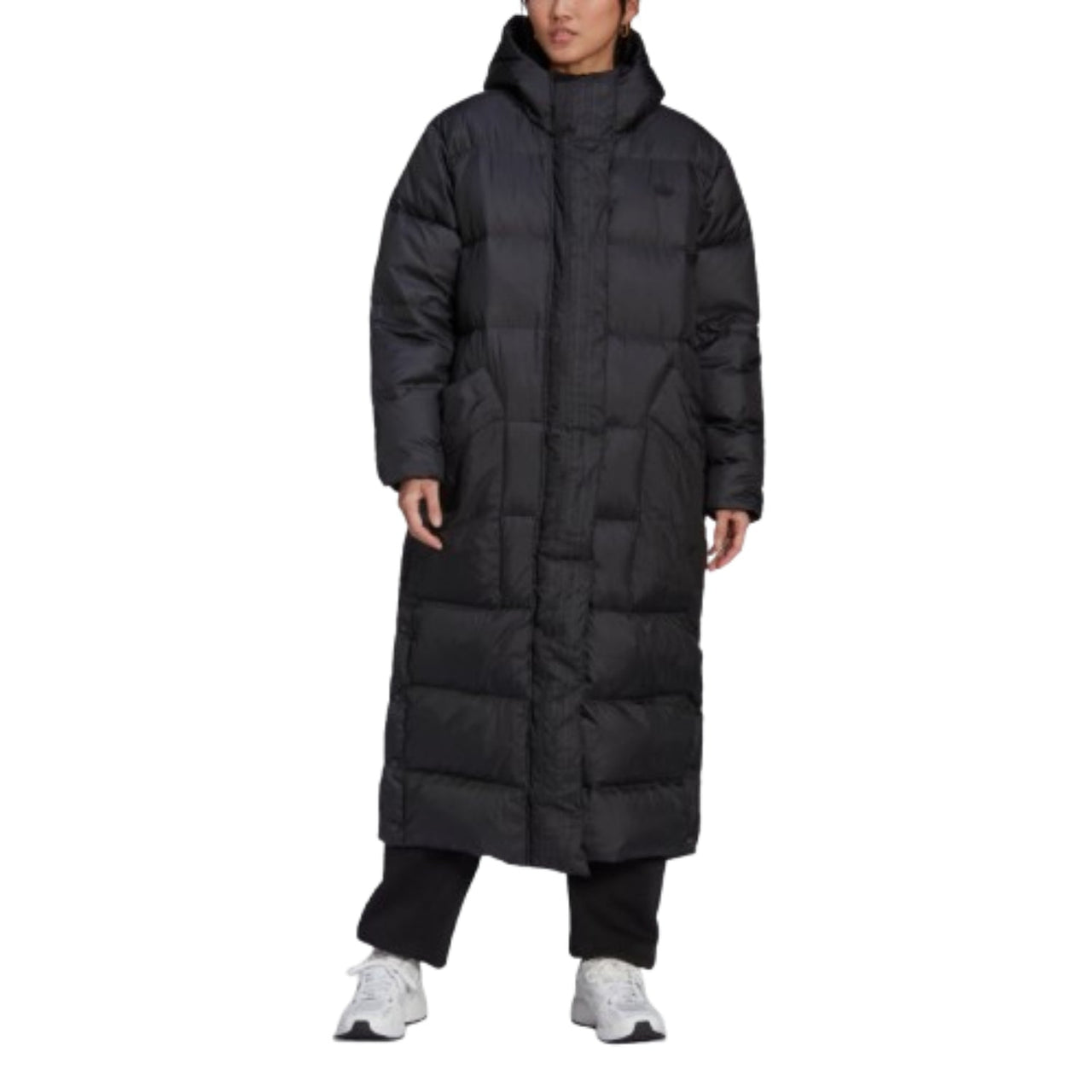 adidas Long Down Jacket Asia Sizing 'Black' HK5241