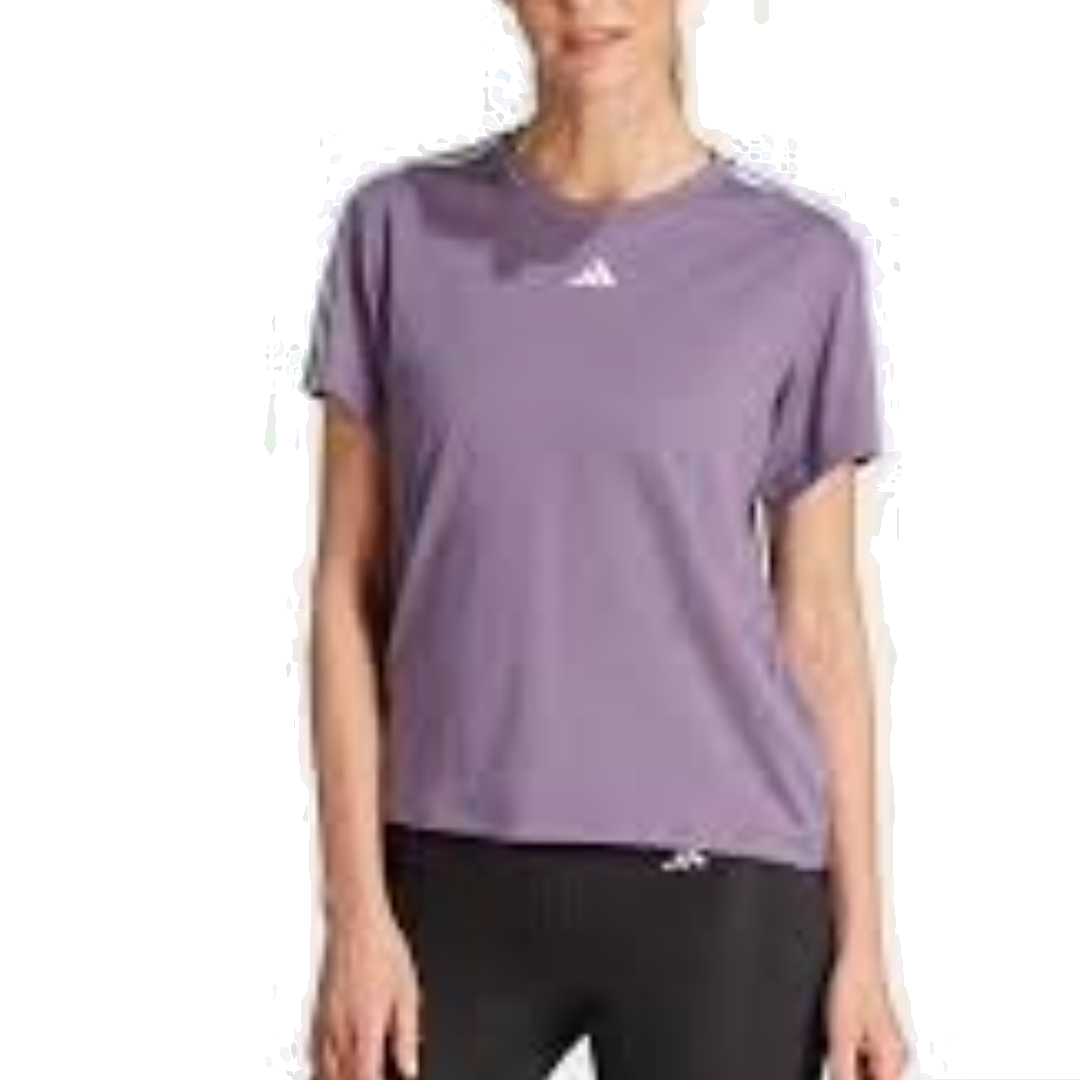 (WMNS) adidas AEROREADY Train Essentials 3-Stripes T-Shirt Asia Sizing 'Purple' HZ5692