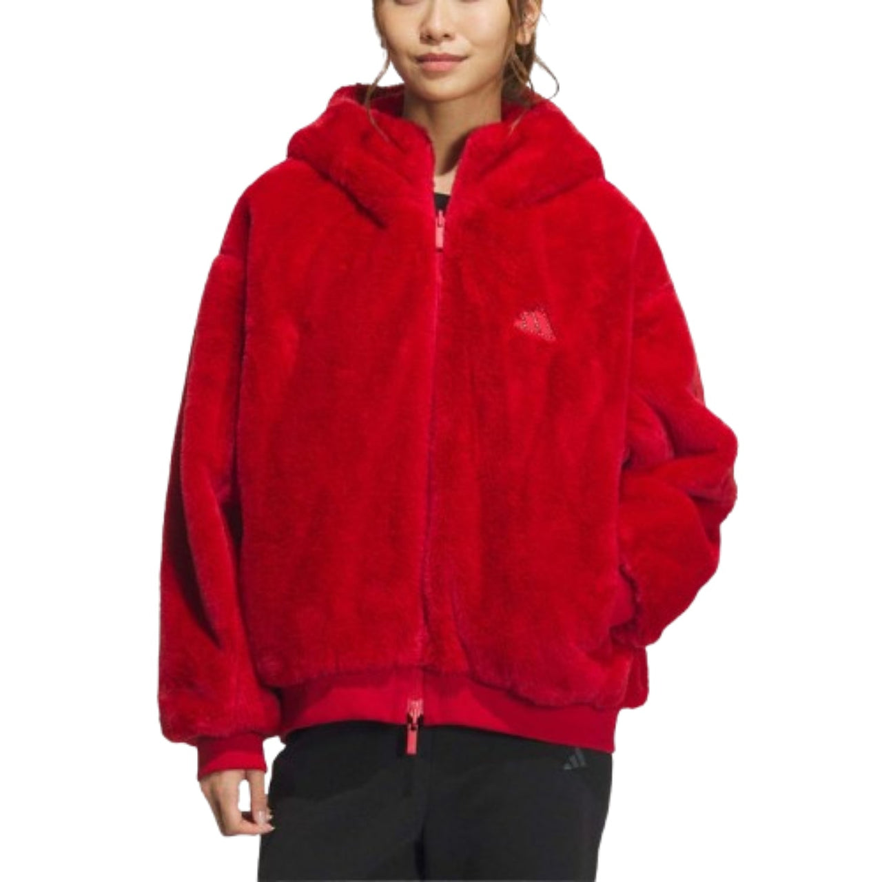 (WMNS) adidas Lunar New Year Jacket Asia Sizing 'Red' JM8833