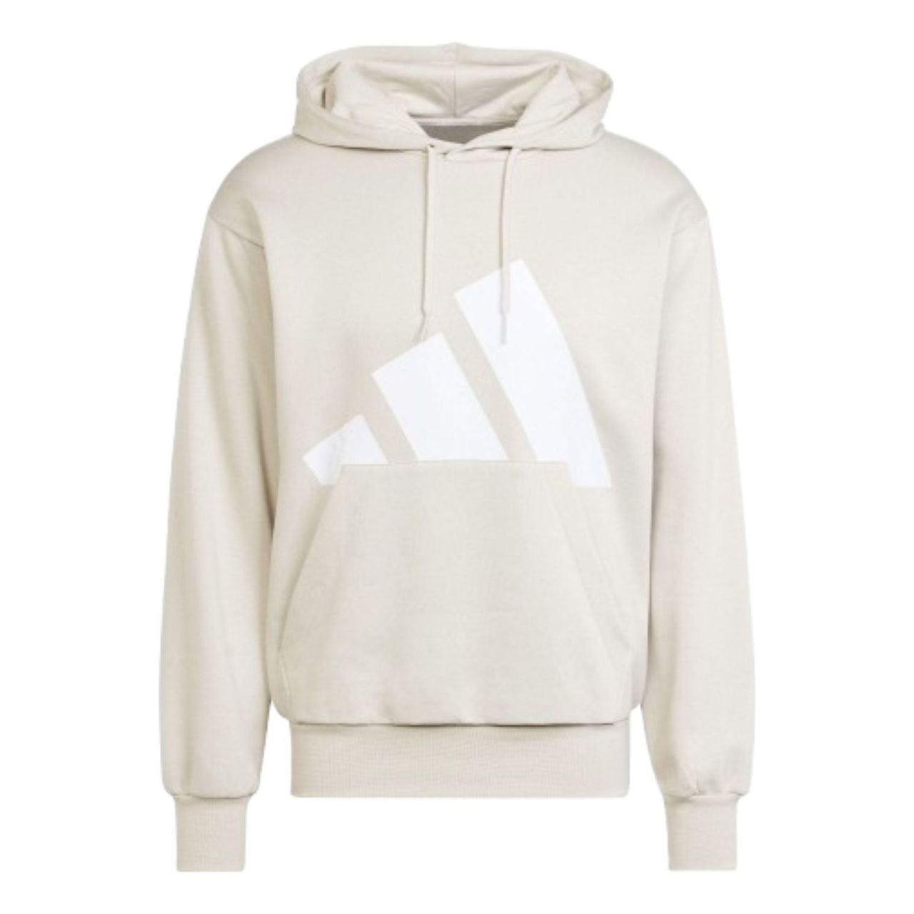 adidas Essentials Big Logo Fleece Hoodie 'Beige' JE8882