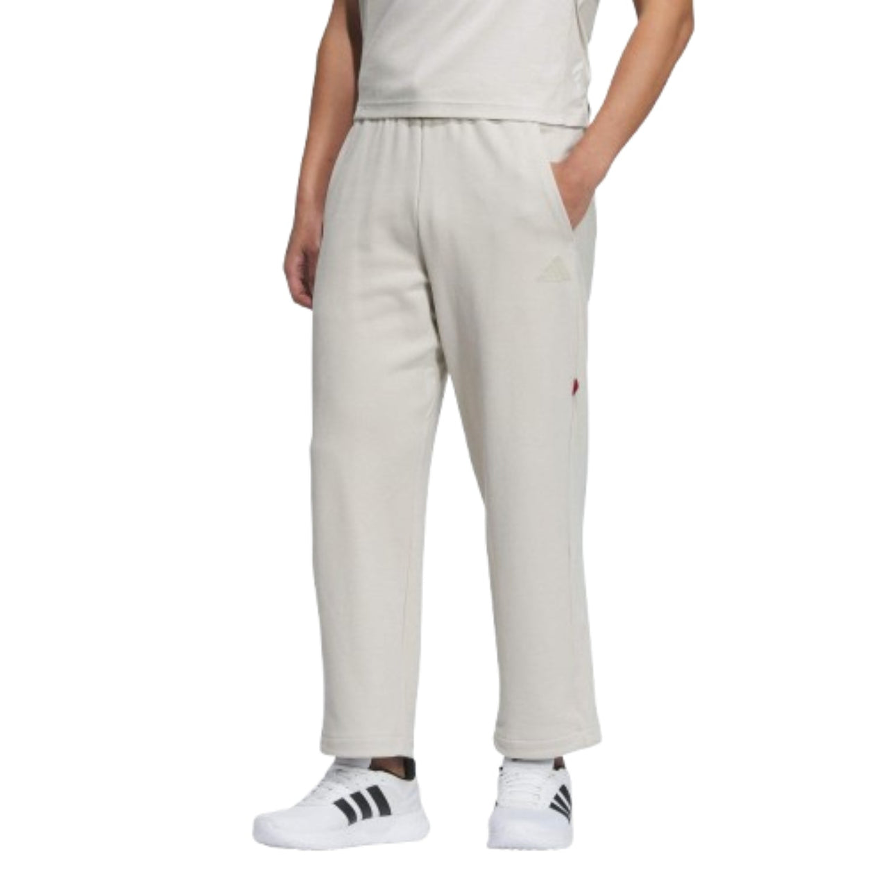 adidas Lunar New Year French Terry Pants Asia Sizing 'White' JM1011