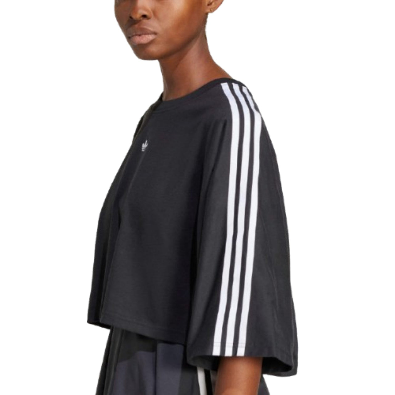 (WMNS) adidas Adilenium Season 3 Boxy Oversized T-Shirt Asia Sizing 'Black White' JY8884