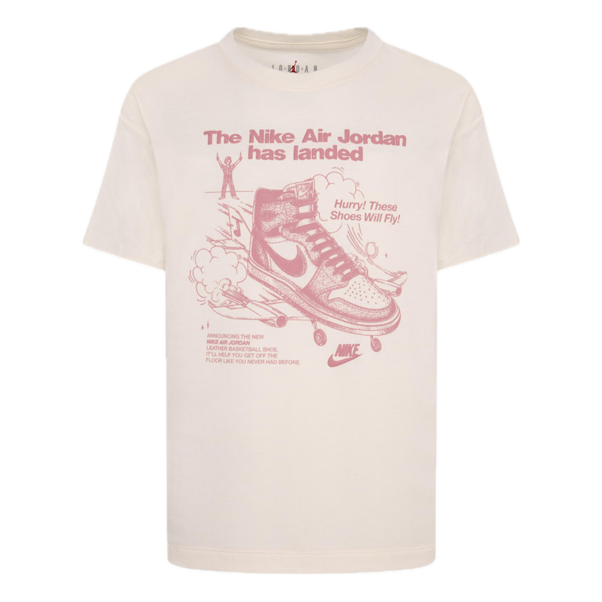 (GS) Air Jordan Graphic T-Shirt 'Guava Ice' 45D645-AAK