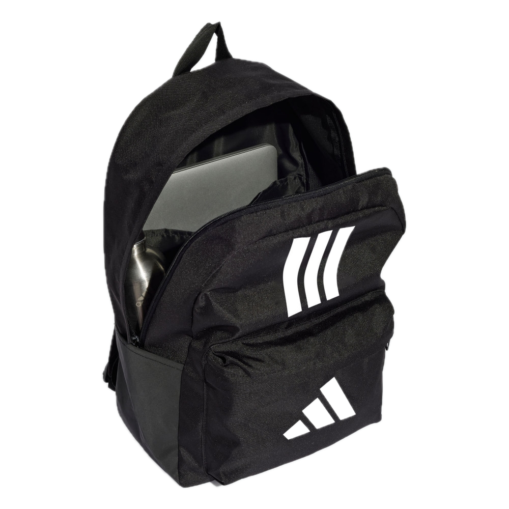 adidas 3 Stripes Backpack 'Black White' JD9563
