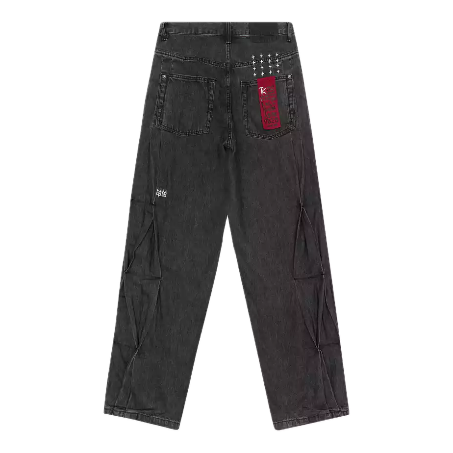 Ksubi x Trippie Redd Maxx Accordion 'Black' 241088M186081