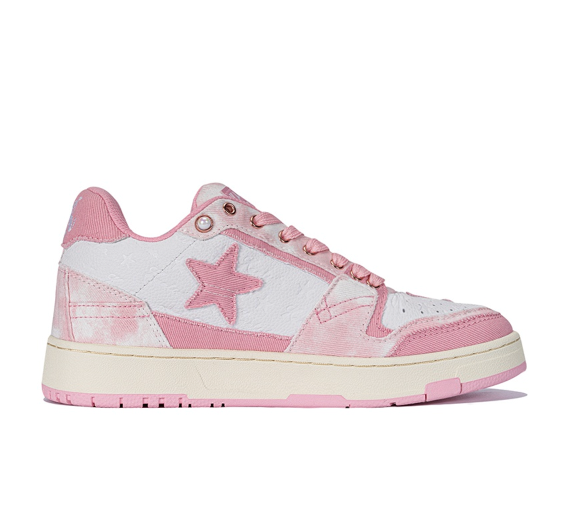 KAALIXTO Skateboarding Mid 'Pink Cloud Stars' KSH221012