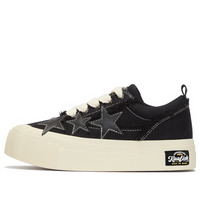 KAALIXTO Skateboarding Canvas Low 'Black Leather' KSH220712