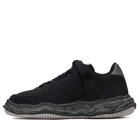 Maison MIHARA YASUHIRO Wayne Brushed Suede Low 'Black' A09FW715-BLACK