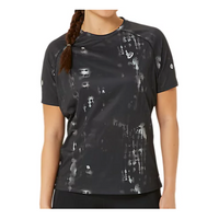 (WMNS) ASICS ROAD LITE-SHOW T-Shirt 'Black' 2012D073-002