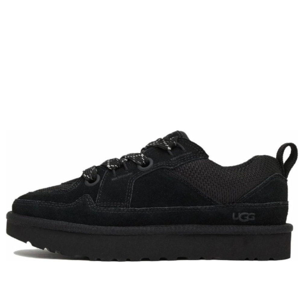 (WMNS) UGG Lowmel Lo 'Black' 1168890-BLK