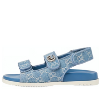 (WMNS) Gucci GG Sandals 'Light Blue Denim' 771575-FACUO-4646