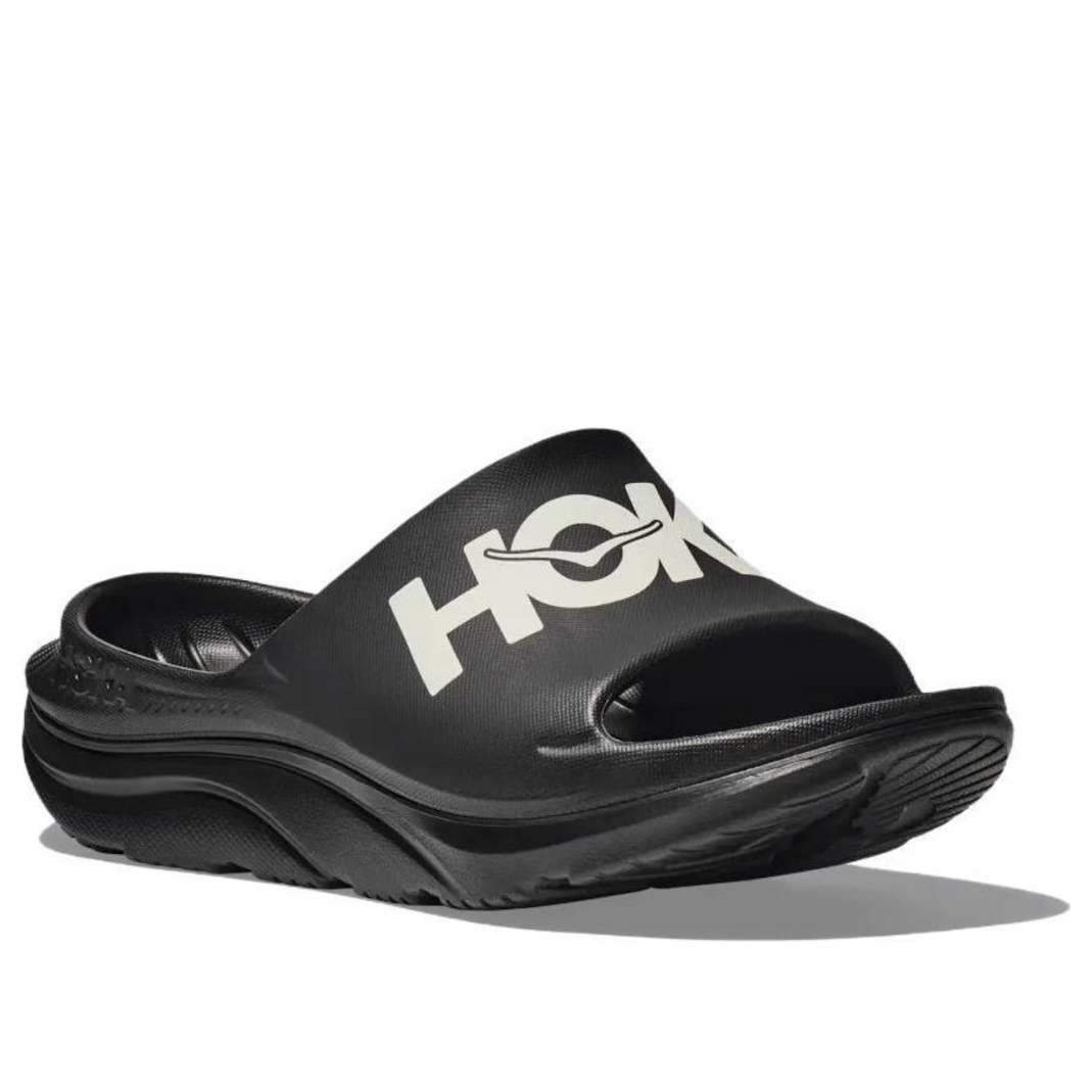 HOKA ONE ONE Ora Athletic Slides 'Black White' 1155154-BWHT