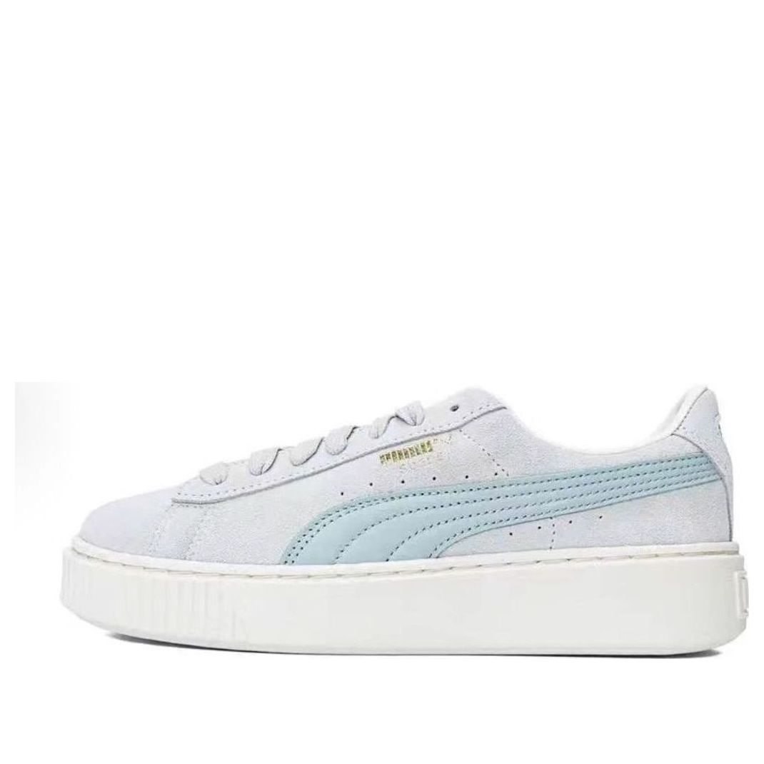 (WMNS) PUMA Suede Platform Core 'Grey Blue' 363559-14