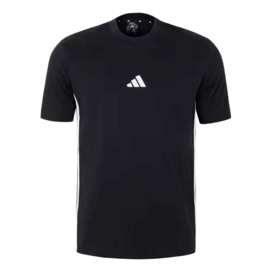 adidas Essentials Single Jersey T-Shirt Asia Sizing 'Black White' JY8564