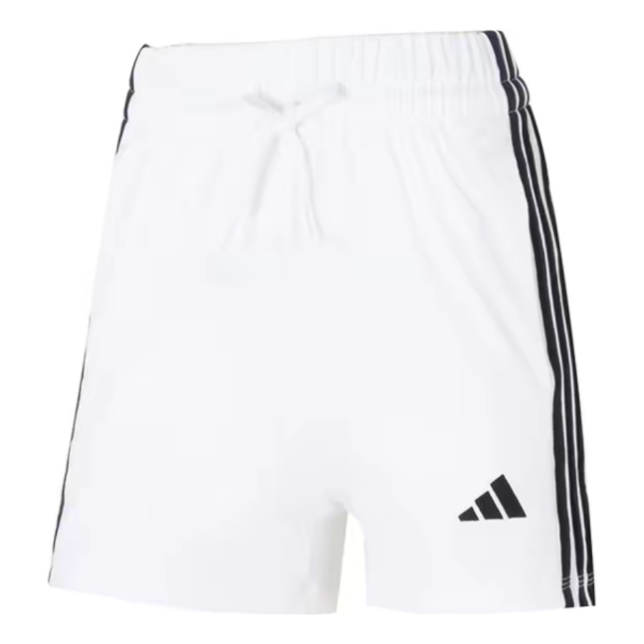 (WMNS) adidas 3-Stripes String Shorts Asia Sizing 'White Black' JD0910