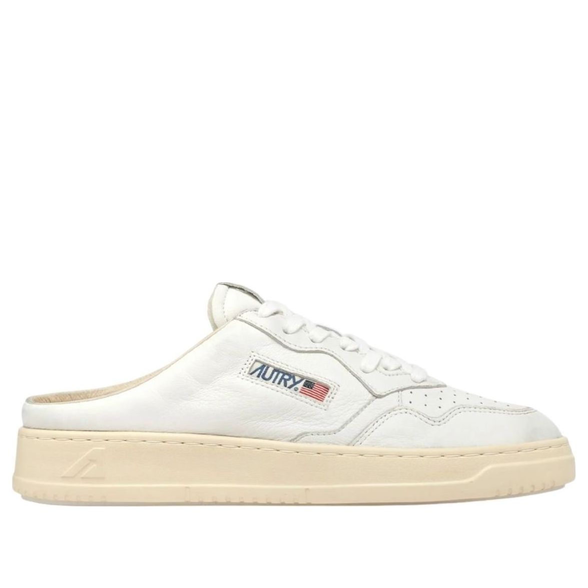 (WMNS) AUTRY MEDALIST MULE SNEAKERS 'WHITE NAPA LEATHER' MULW-GG04