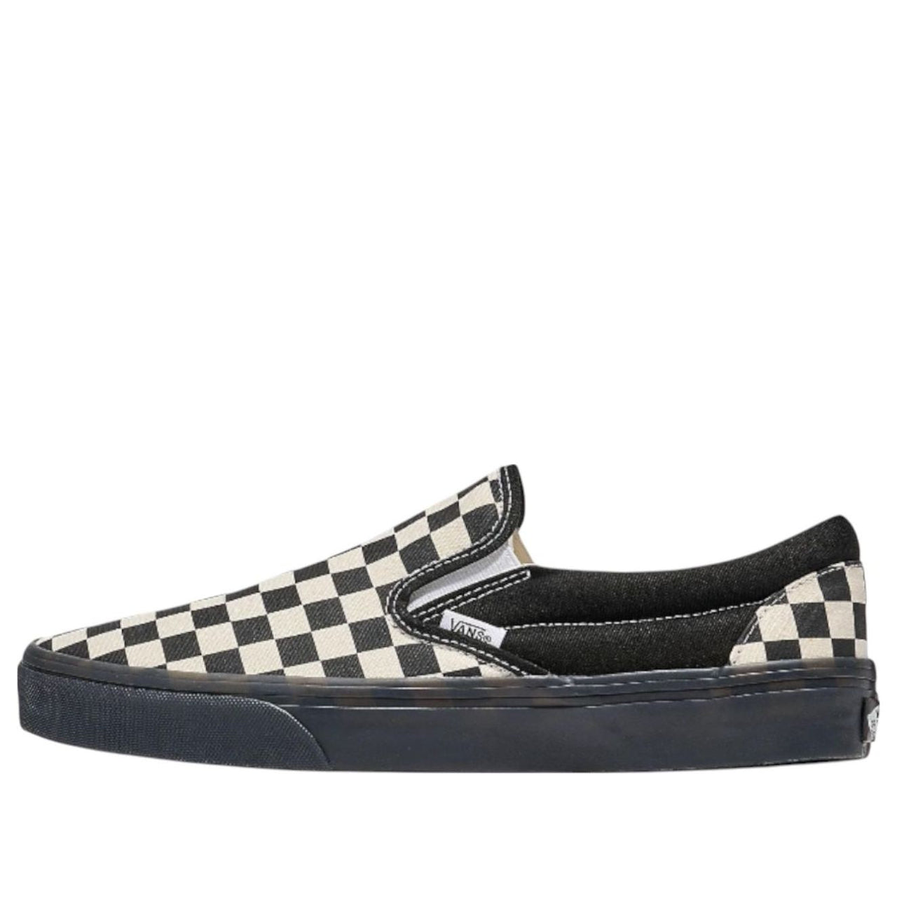 Vans Classic Slip-On Checkerboard 'Black White Black Midsole' VN000D5PYB2
