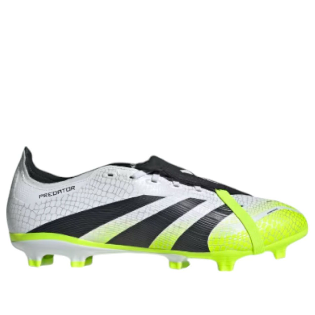 adidas Predator League Fold Over Tongue FG 'Cloud White Black Lucid Lemon' JI1111