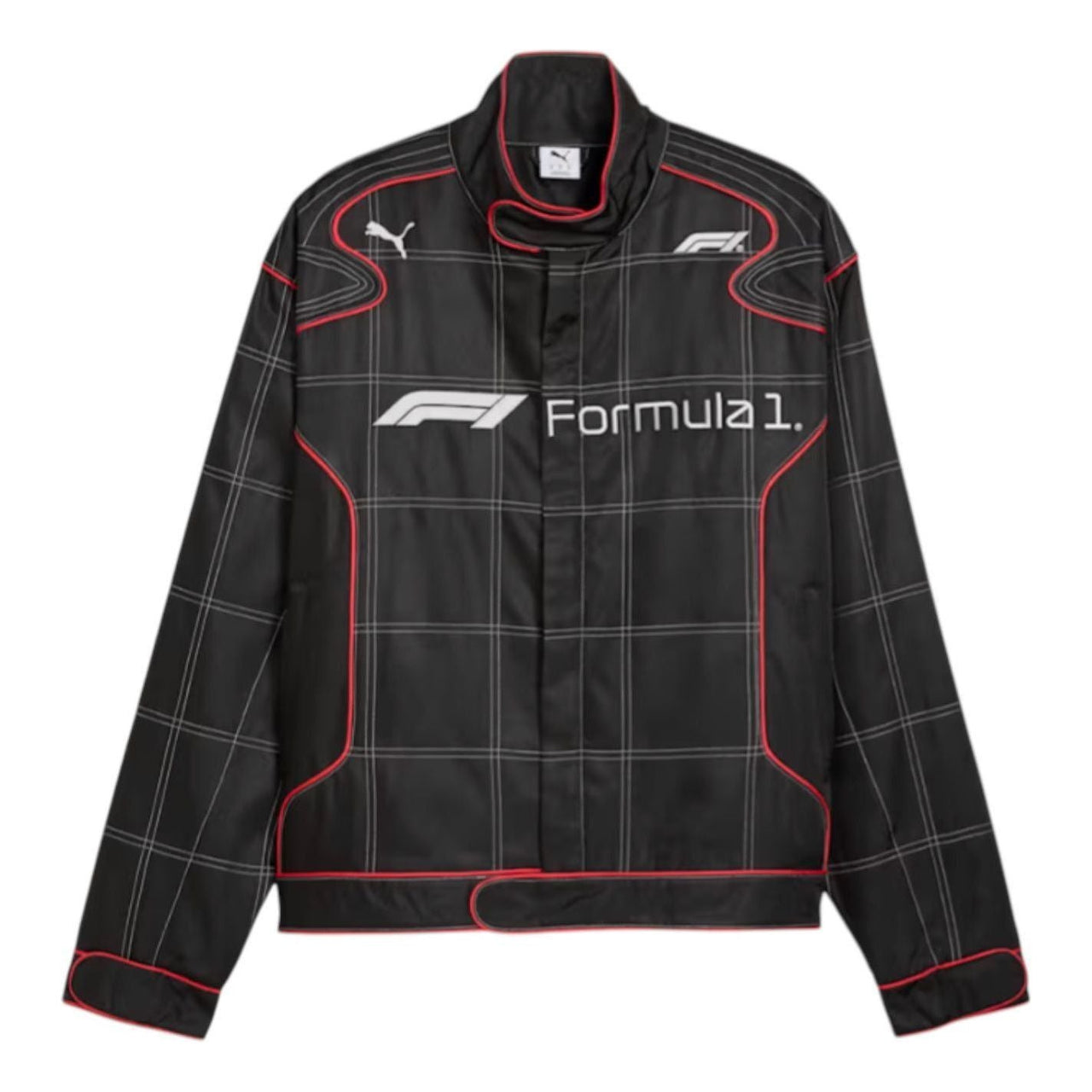 PUMA Formula 1 75 Years Motorsport Racing Jacket Relaxed Fit 'PUMA Black' 632988-01