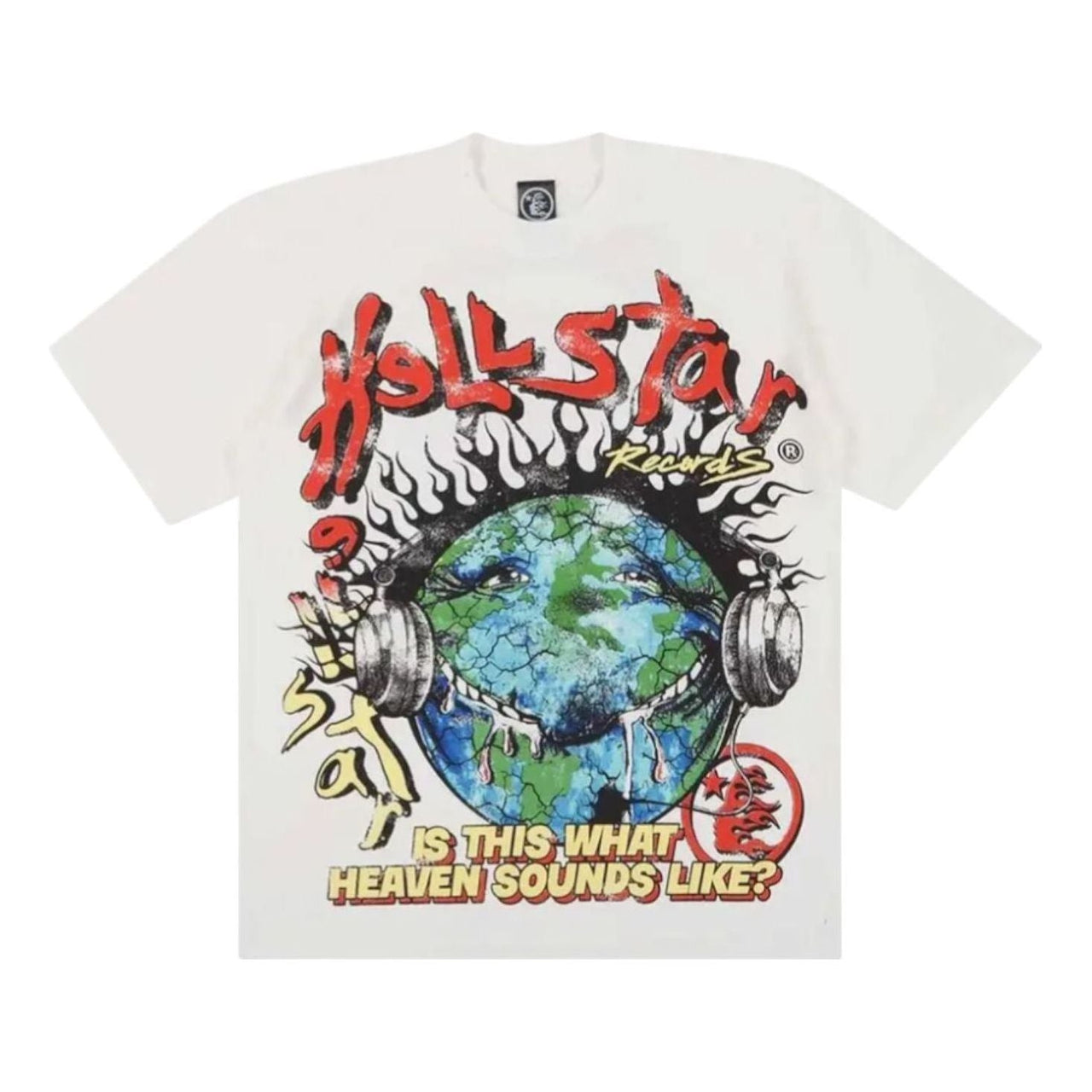 Hellstar Heaven on Earth T-Shirt 'White' 09357-1SS2504HHOETW-WHIT