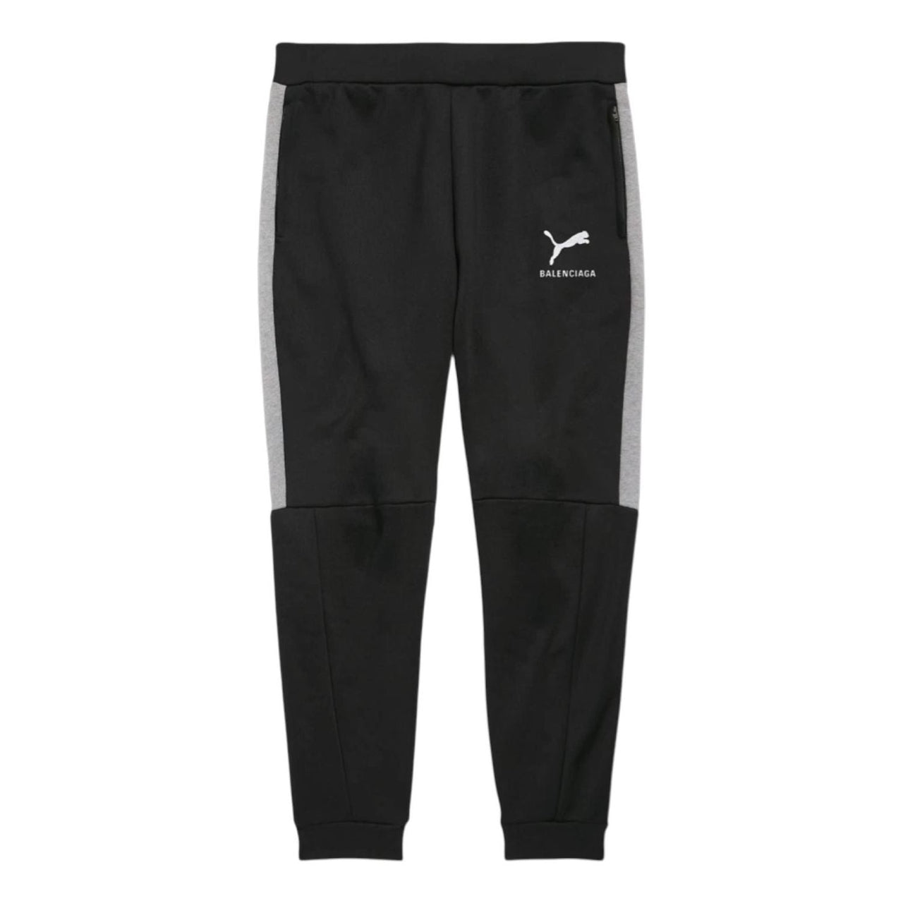 Balenciaga x Puma Fitted Tracksuit Pants 'Black Dark Heather Gray' 846994TTVB41065