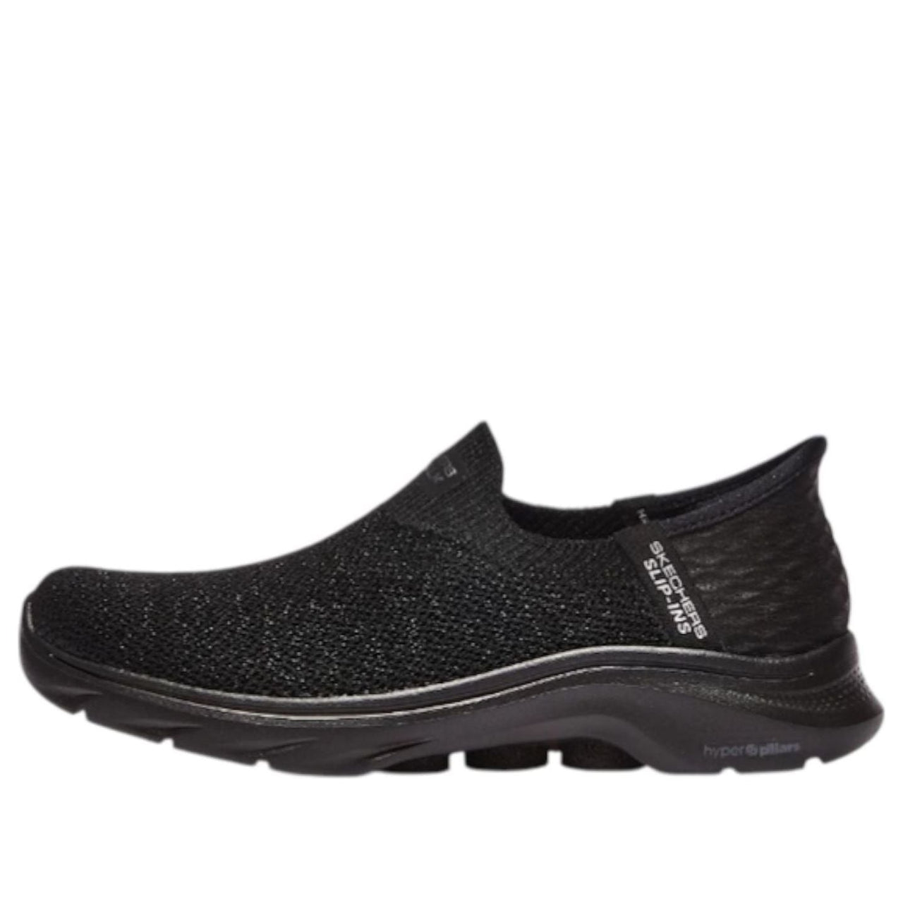 (WMNS) Skechers Go Walk 7 Slip Ins 'Black' 125219-BBK