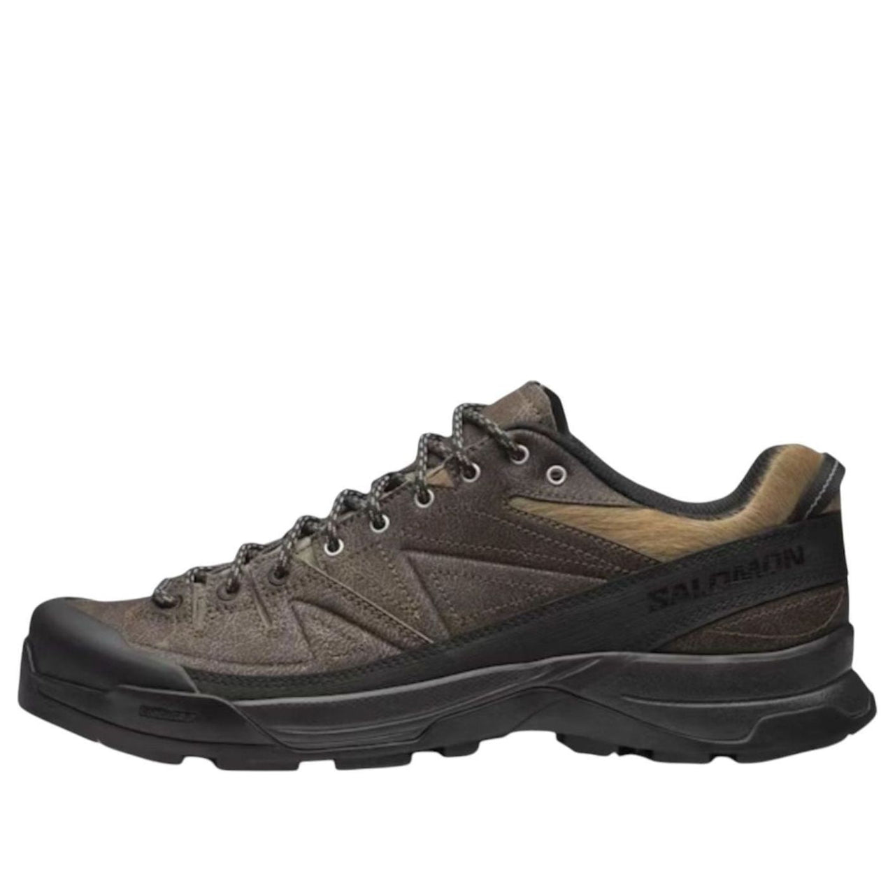 SALOMON X-ALP Low Distressed Leather 'Dark Earth Black' 478227