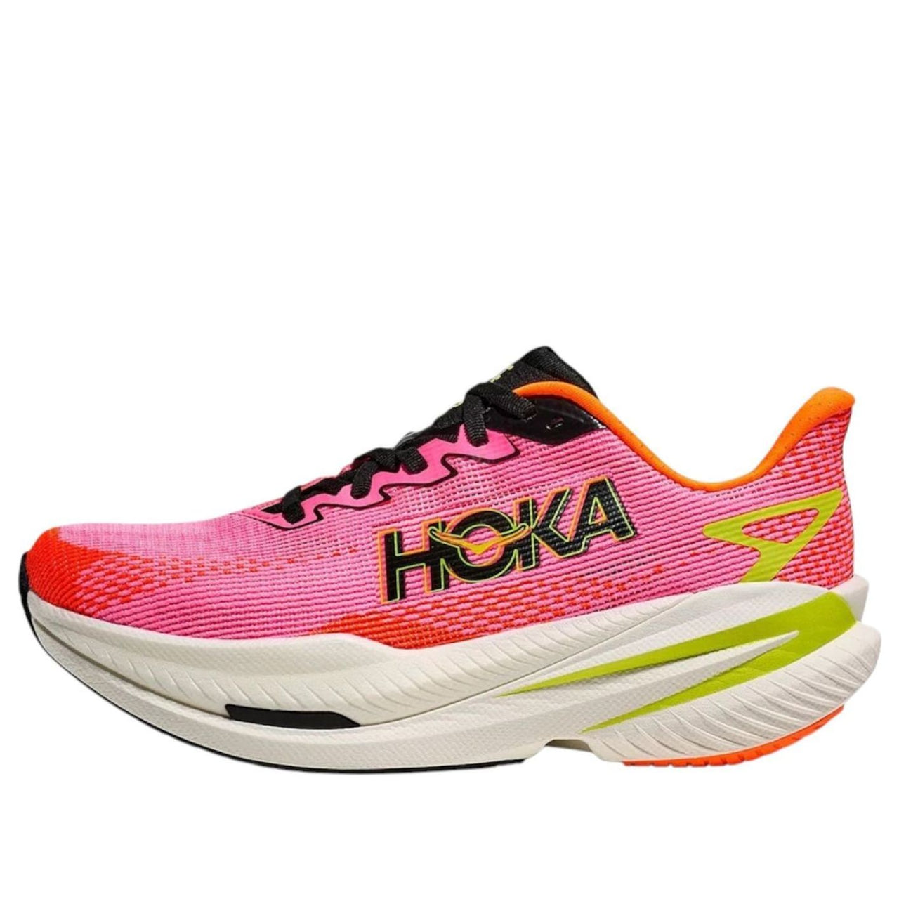 (WMNS) HOKA ONE ONE Mach X 3 'Neon Rose Neon Tangerine' 1168721-NNRS