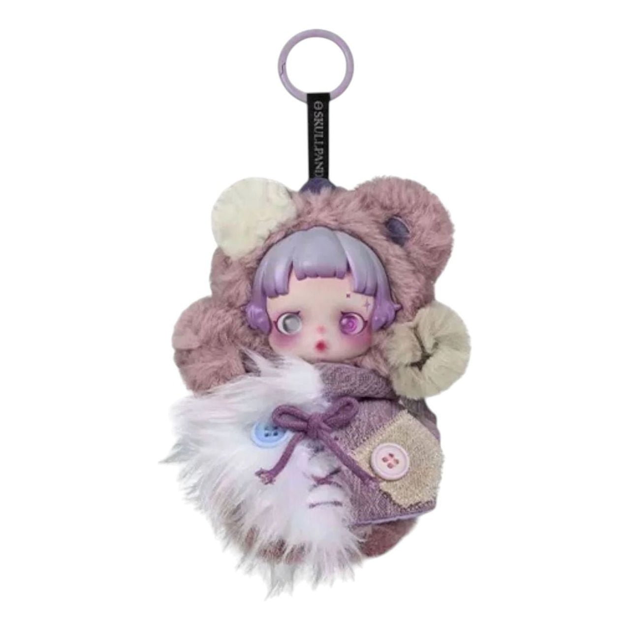 Pop Mart Skullpanda You Found Me Plush Doll Pendant 'Ratty Bear' PPMT-2509-0018-957745430