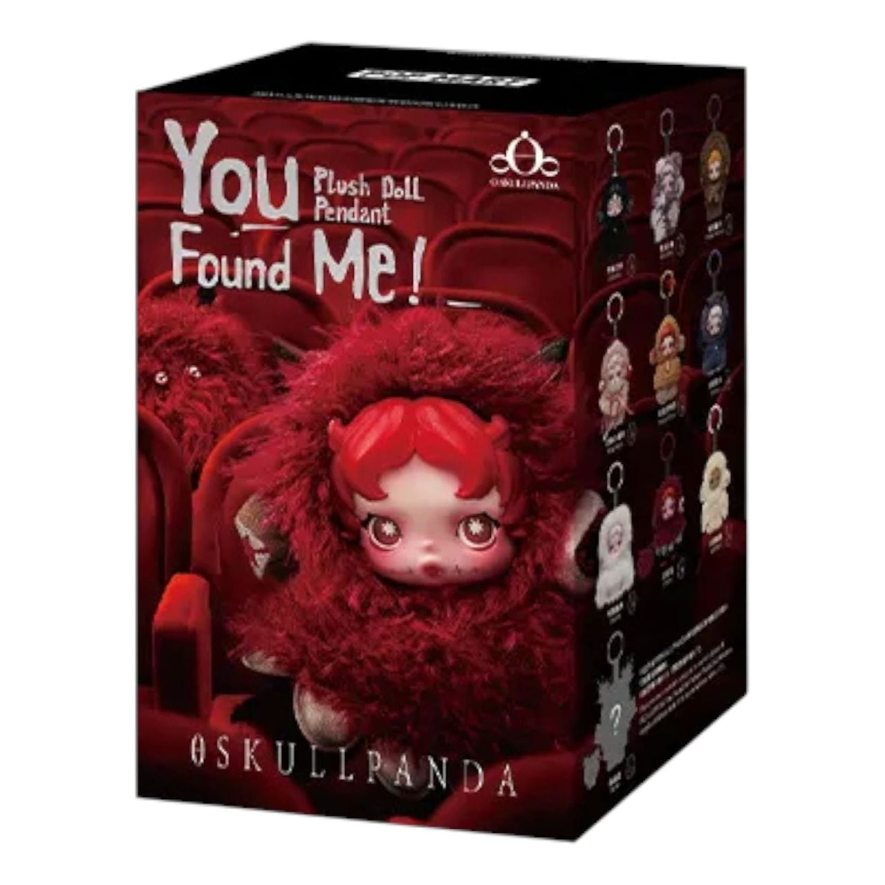 Pop Mart Skullpanda You Found Me Plush Doll Pendant Sealed Case (1 Blind Box) PPMT-2509-0018-1B