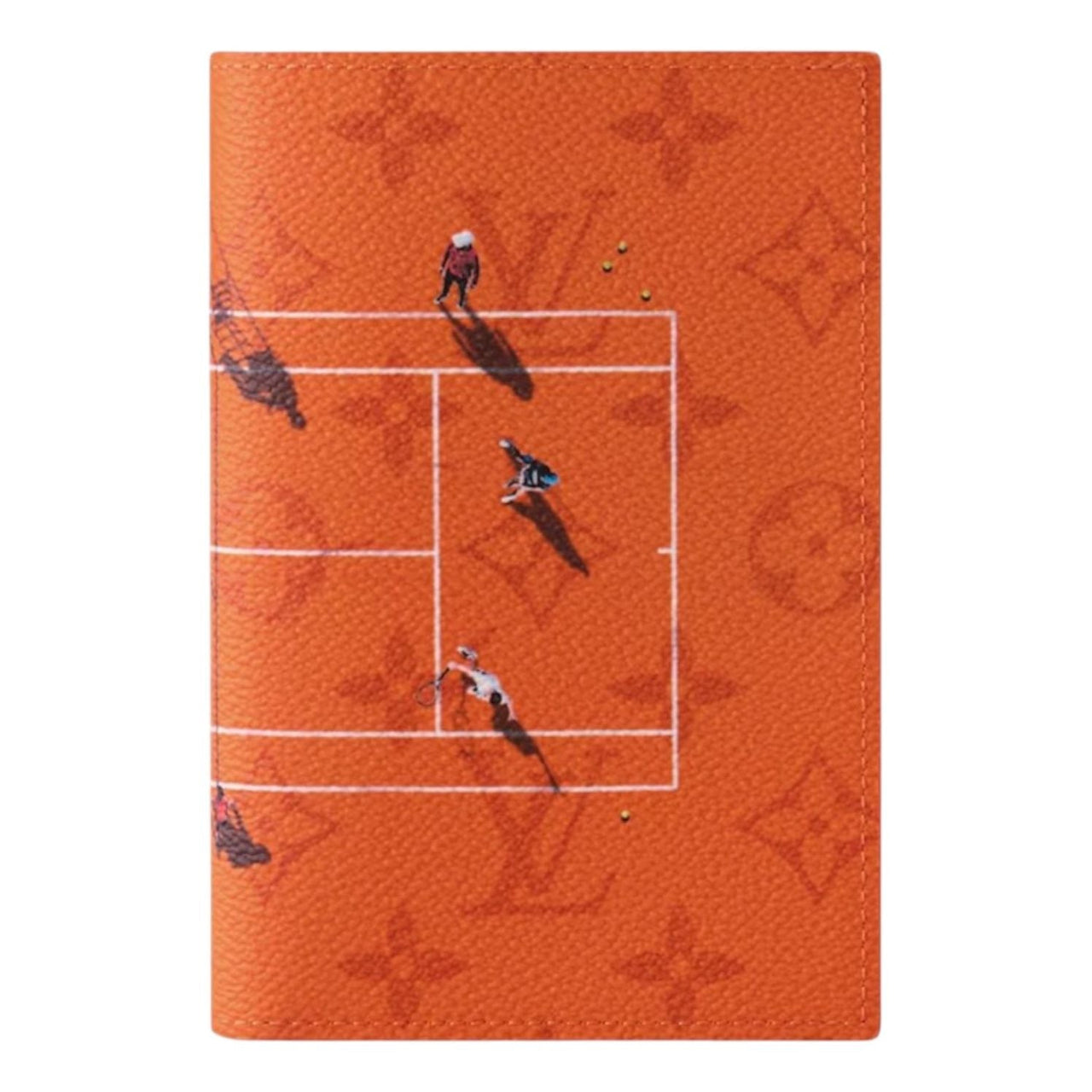 LOUIS VUITTON Tennis Passport Cover 'Brick Red' M14877