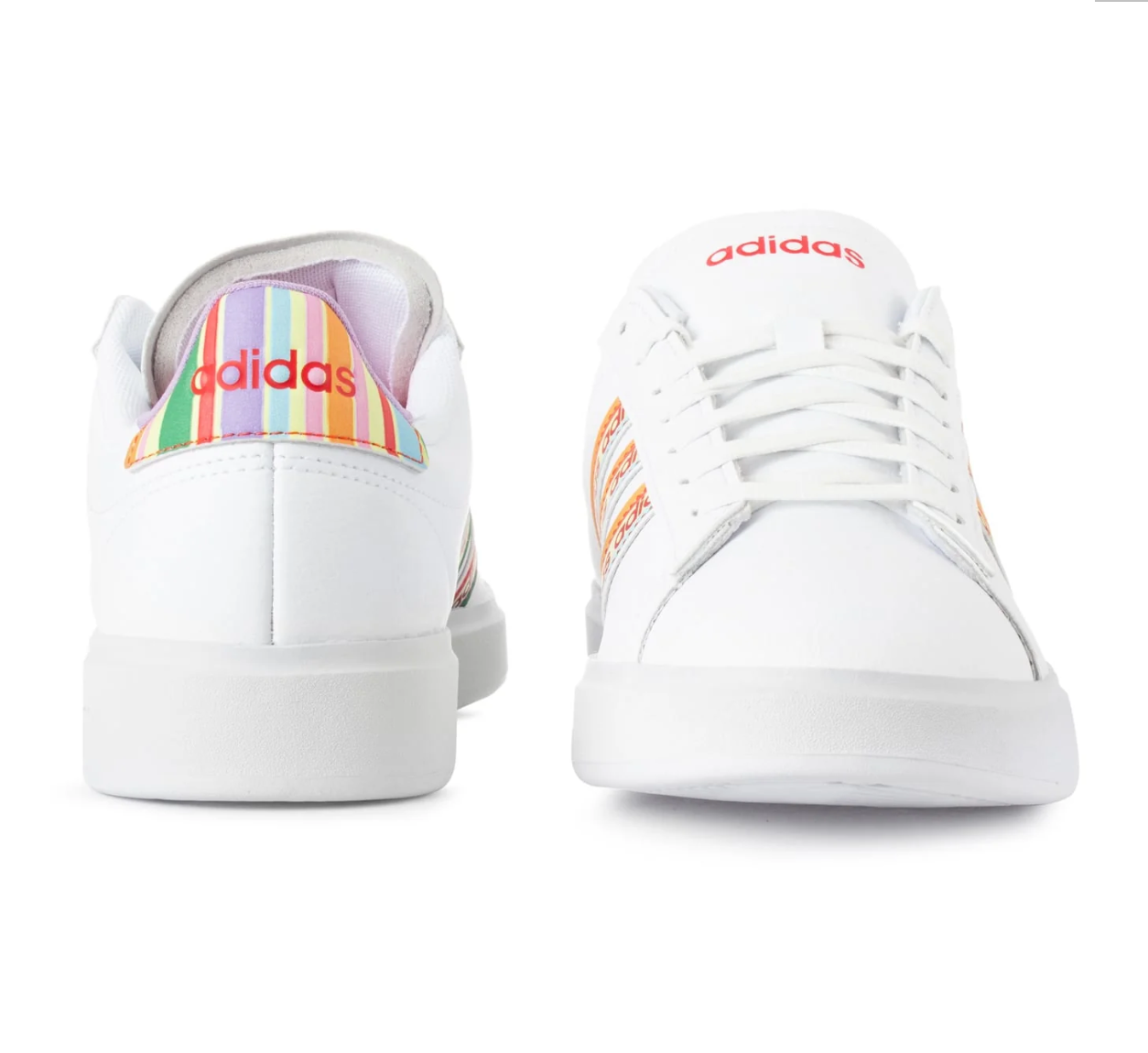 (WMNS) adidas Grand Court 2.0 'Multi-Color Stripes' HP9412